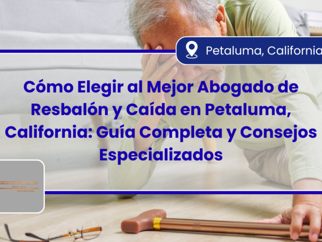Cómo Elegir al Mejor Abogado de Resbalón y Caída en Petaluma, California: Guía Completa y Consejos Especializados