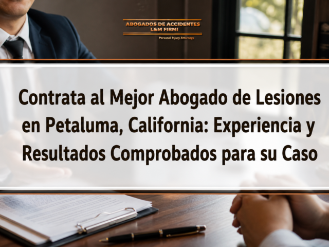 Contrata al Mejor Abogado de Lesiones en Petaluma, California: Experiencia y Resultados Comprobados para su Caso